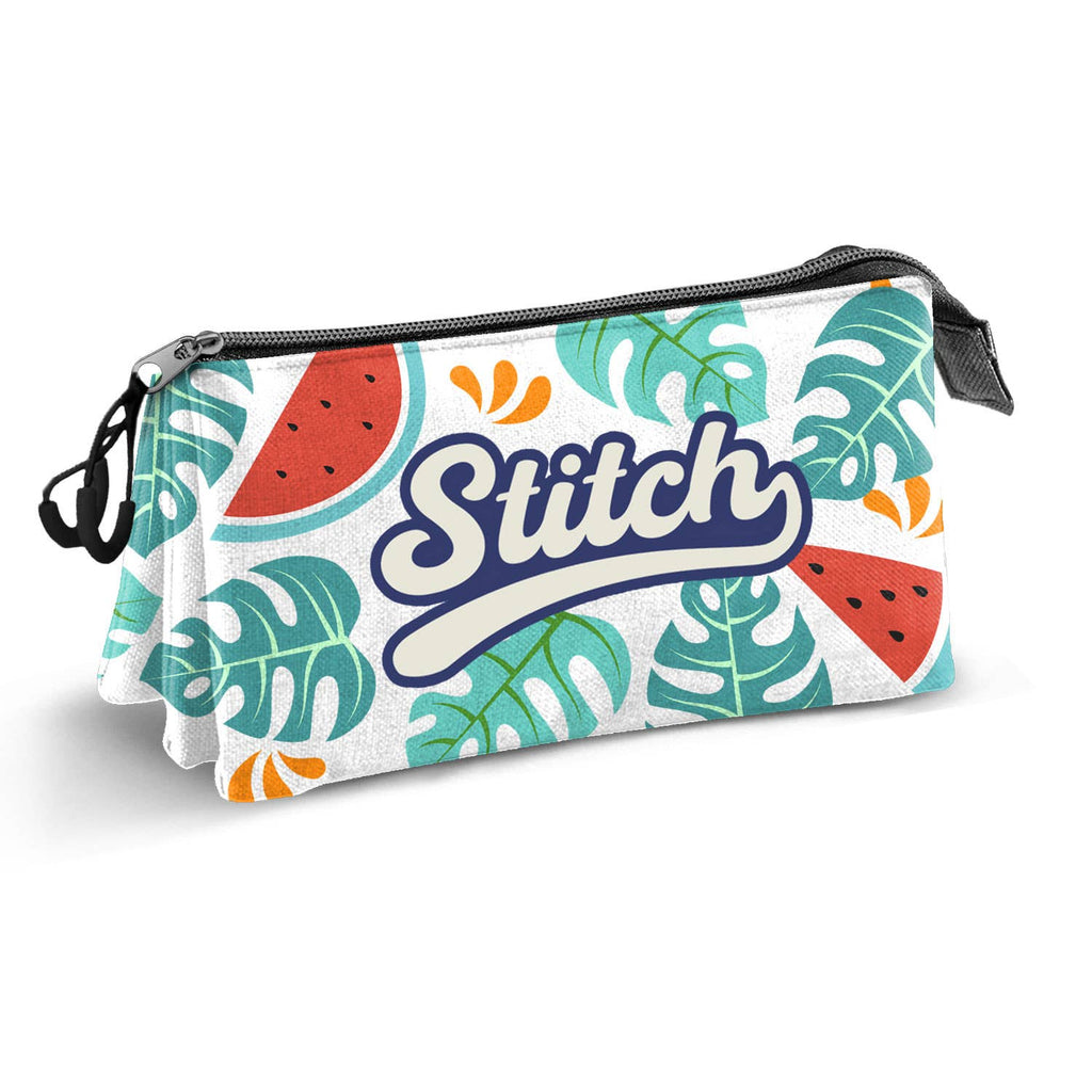 trousse triple lilo stitch stitch avec grenouille karactermania
