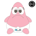 Baby Patrick Keychain (5in)
