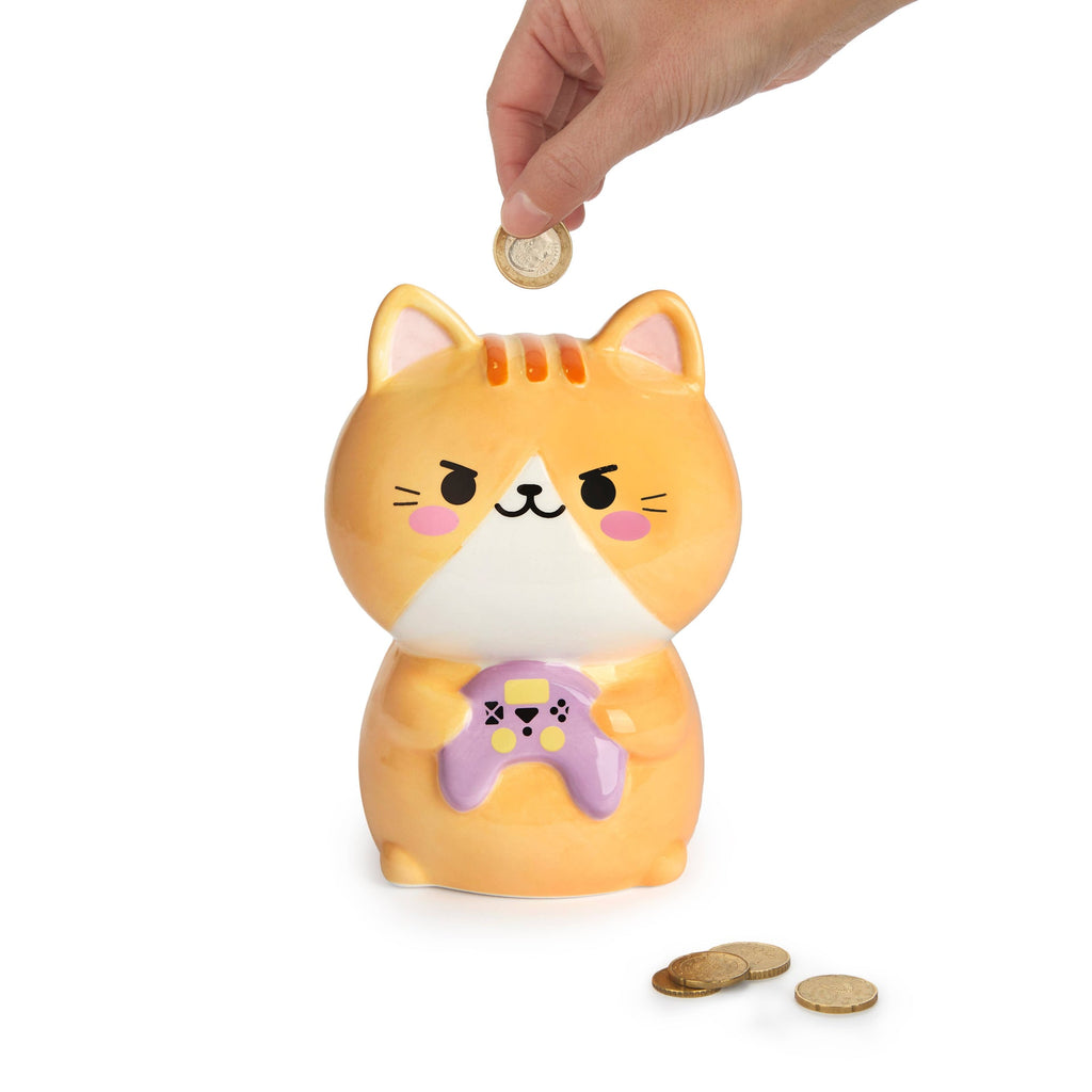 Tirelire Chat Gamer Kawaii