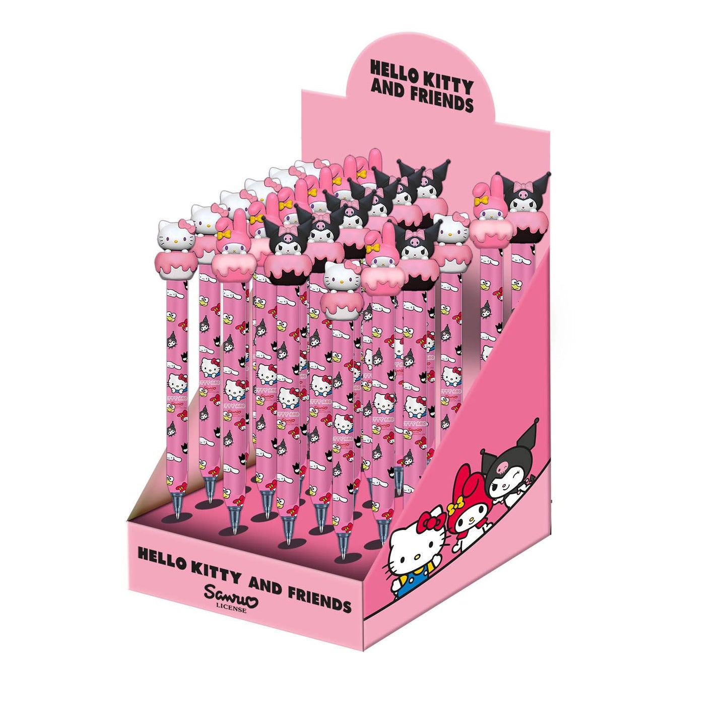 Sanrio Hello Kitty Präsentationsbox mit 24 radierbaren Gelstiften