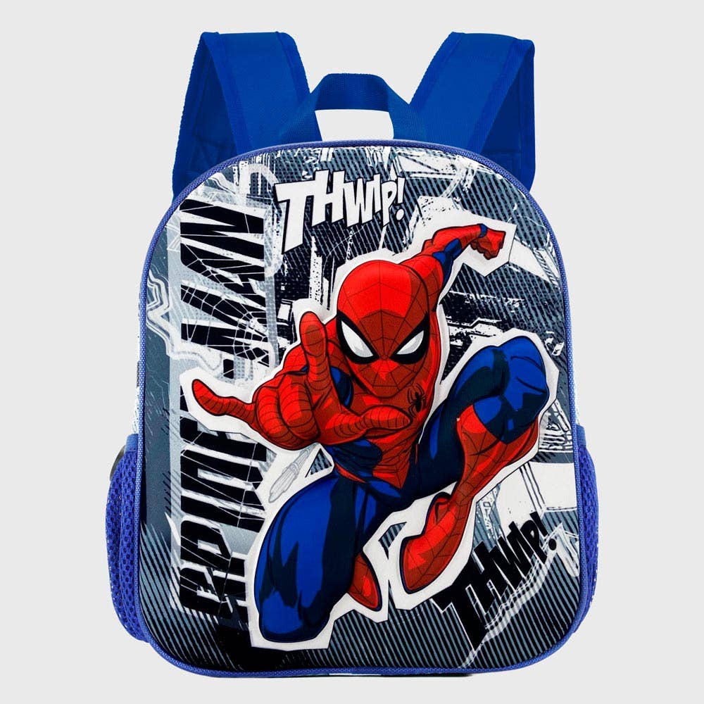 3D Spider-Man Kinderrucksack mit Frontrelief