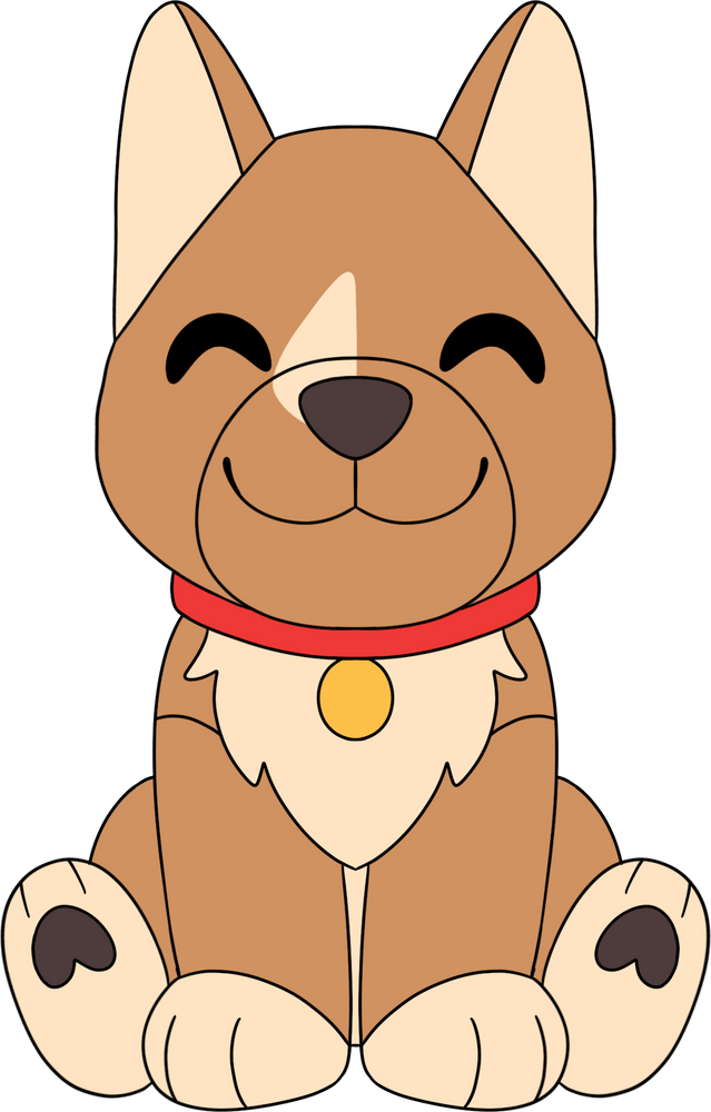 A 9-inch Sitting Plush
