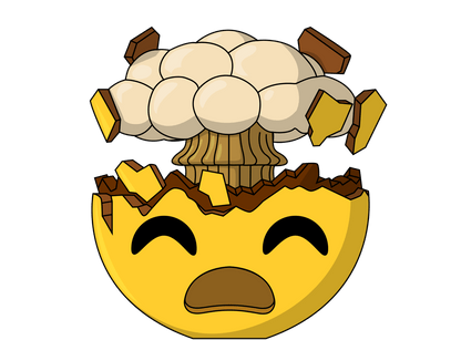 Emoji „Geist geblasen“