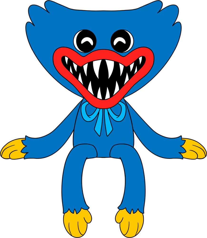 Huggy Wuggy Umhänge-Puppe (15 cm)