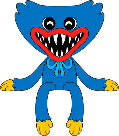 Huggy Wuggy Umhänge-Puppe (15 cm)