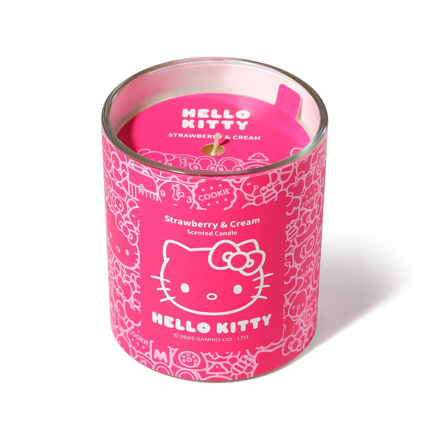 Originale Hello Kitty Duftkerze mit Erdbeer-Sahne-Duft
