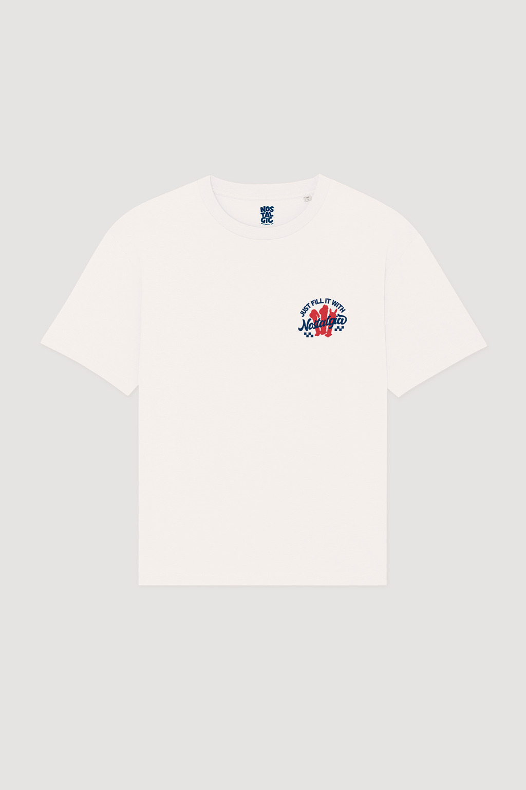 t shirt just fill it with nostalgia nostalgic apparel