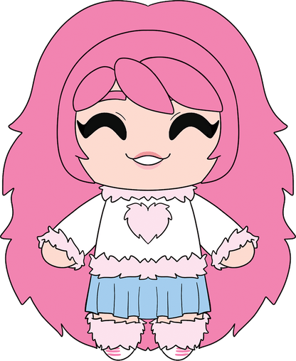 Fluffle Puff Anime Plush (9in)