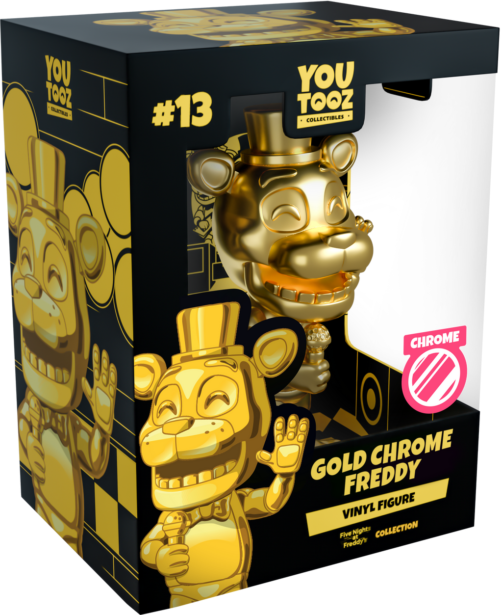 Figurine Gold Chrome Freddy
