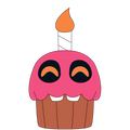 Cupcake Shoulder Rider (6IN)