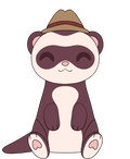 FootofaFerret Ferret Plush (9in)