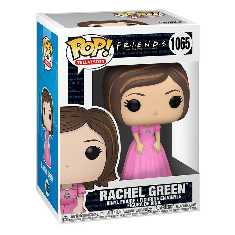 Rachel Green en Robe Rose