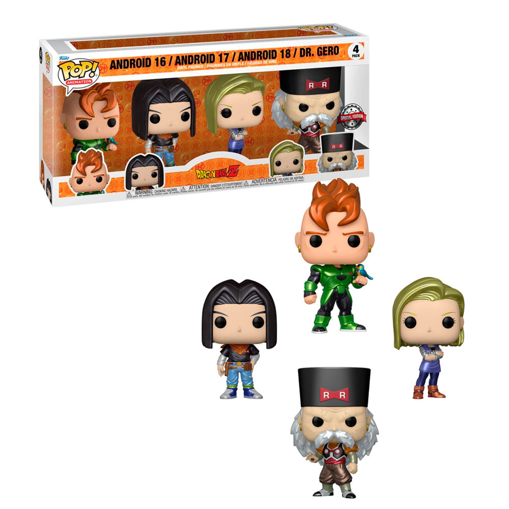 Pop! Dragon Ball Z 4-PACK (SE)