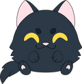 Halloween Cat Stickie (6in)