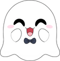 Halloween Ghost Stickie (6in)