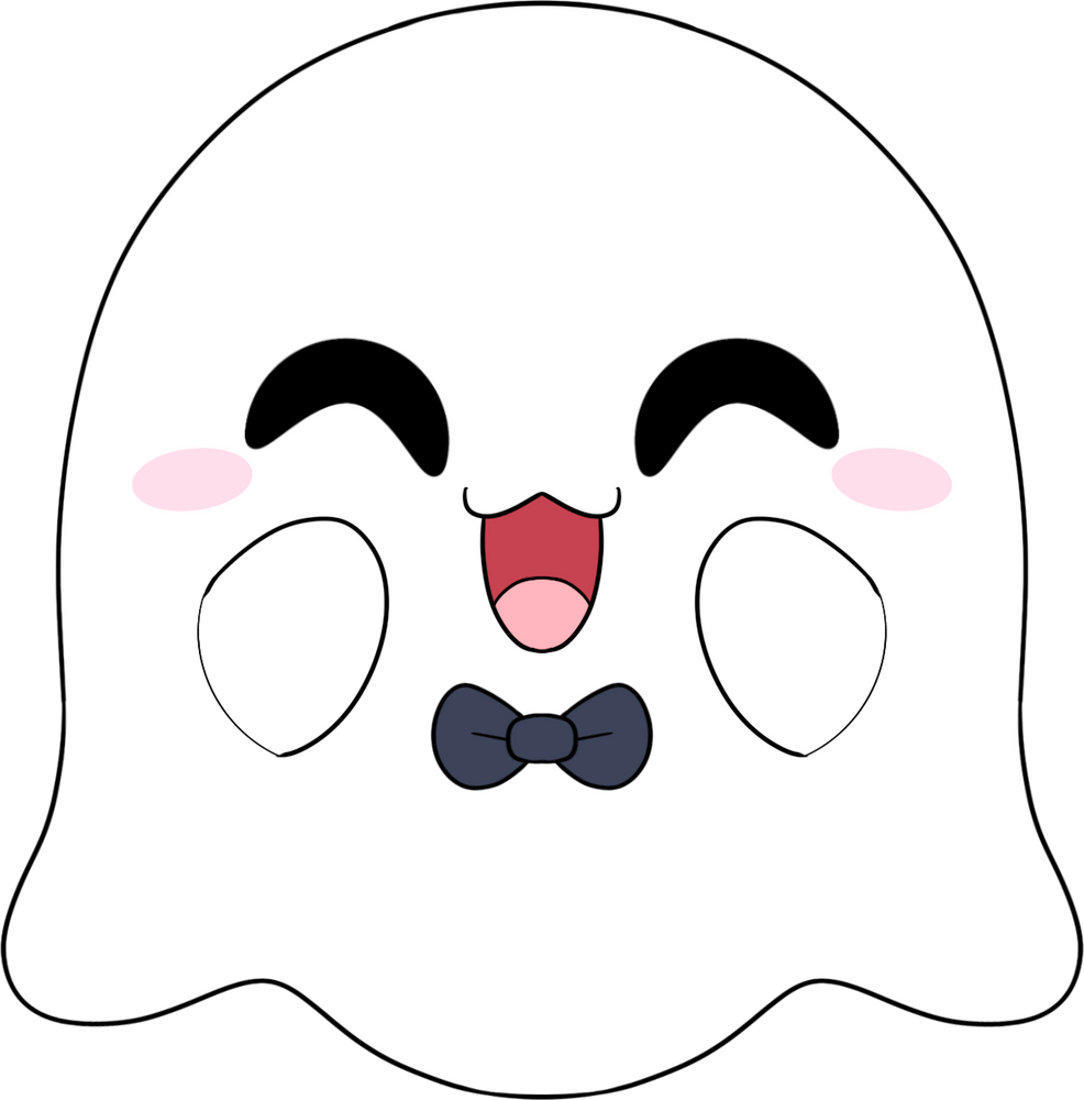 Halloween Gespenst Stickie (15 cm)