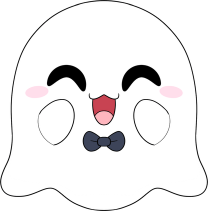 Halloween Gespenst Stickie (15 cm)
