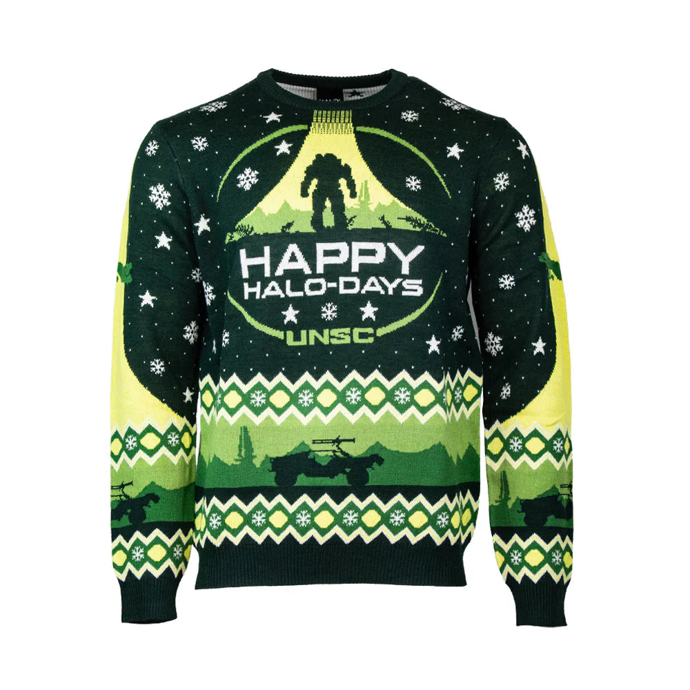 Pull de Noël Halo - Happy Halo-Days