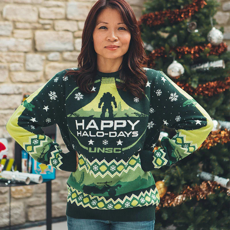Maglione natalizio Halo - Buoni giorni Halo