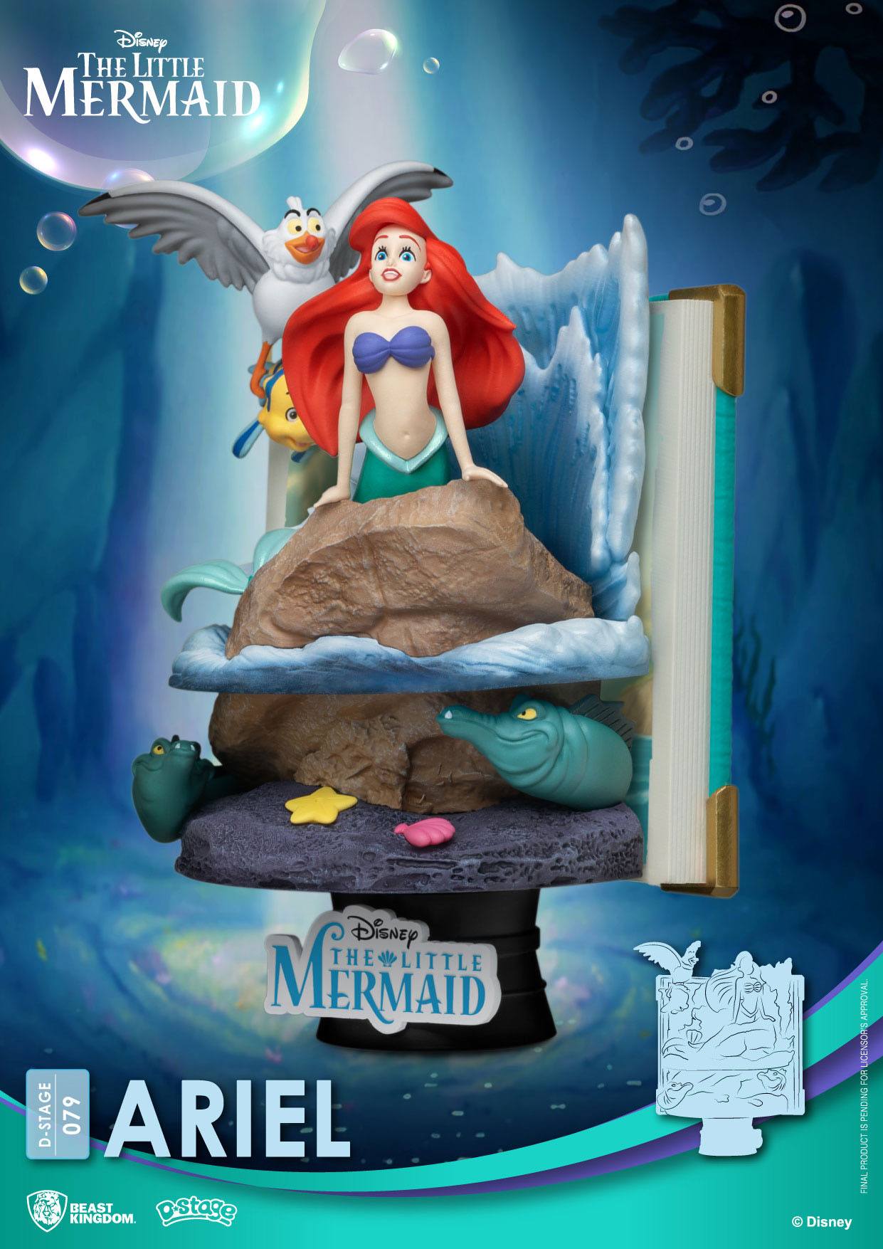 Diorama D-Stage historiebogserie Ariel 