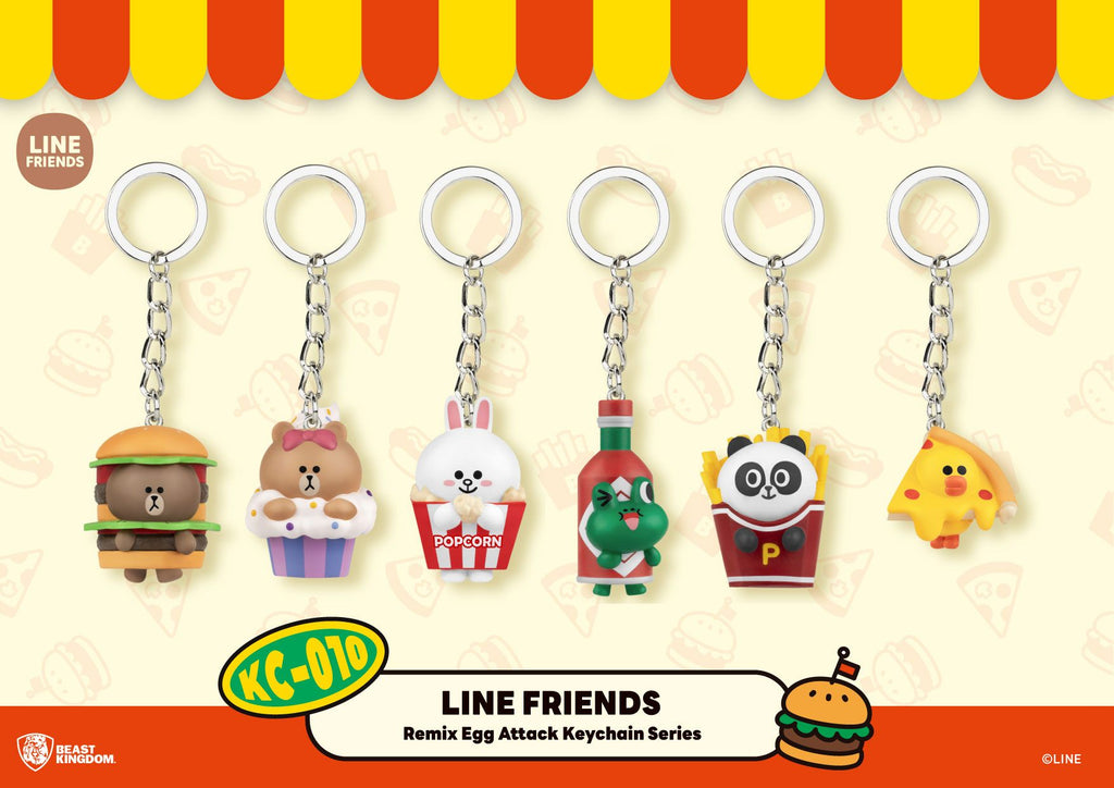 Přívěsek na klíče Mini Egg Attack – Line Friends 