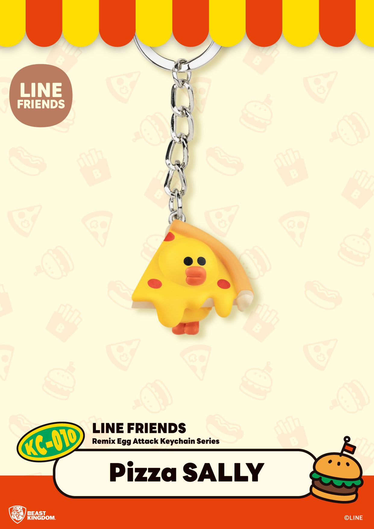 Přívěsek na klíče Mini Egg Attack – Line Friends 