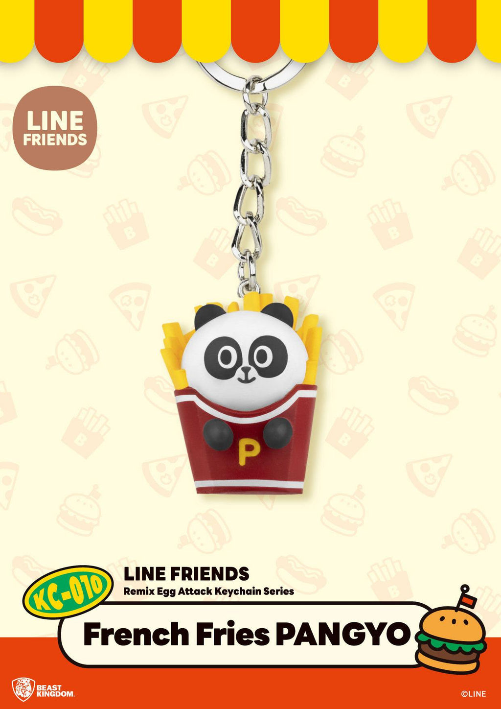 Přívěsek na klíče Mini Egg Attack – Line Friends 