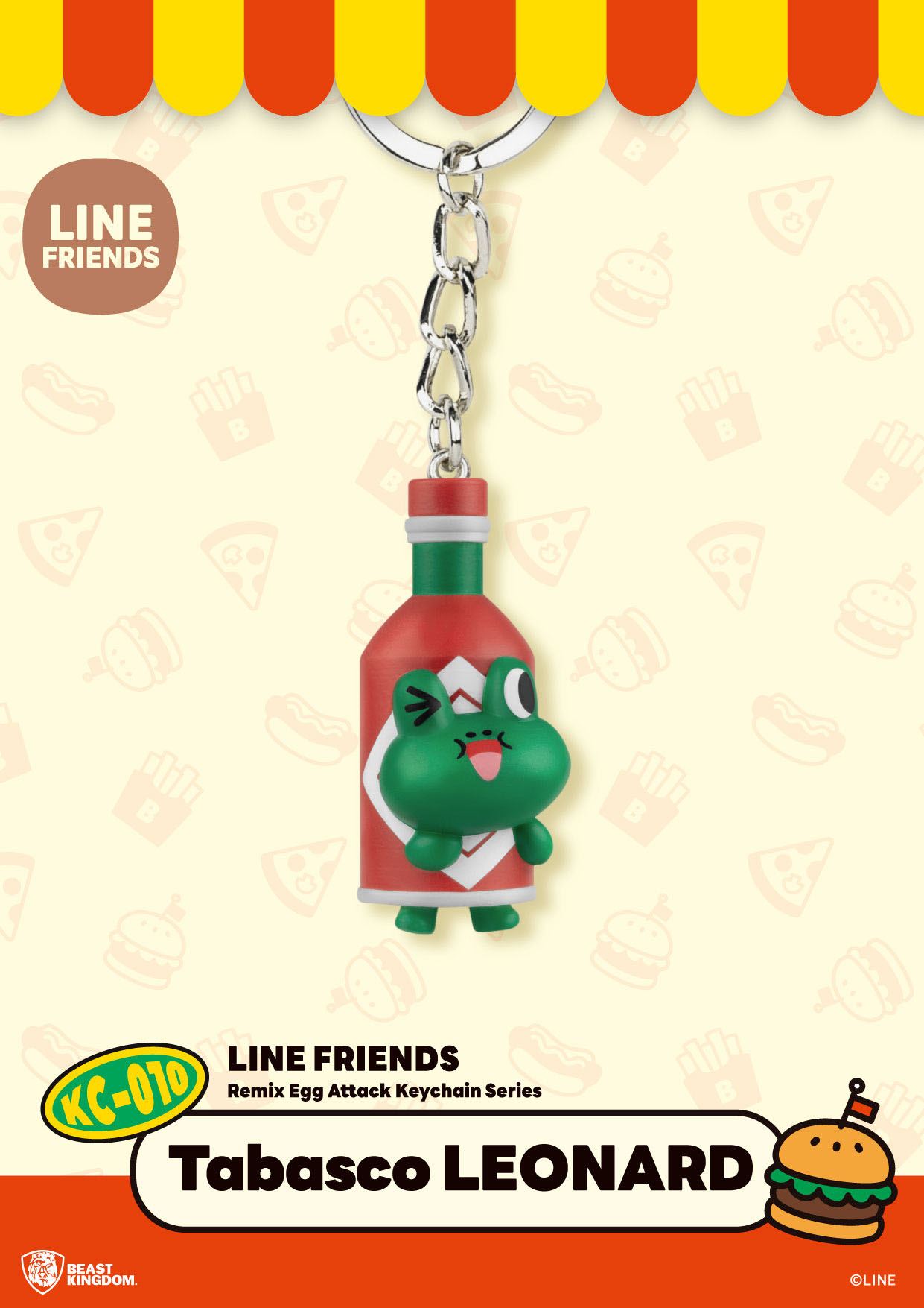 Přívěsek na klíče Mini Egg Attack – Line Friends 