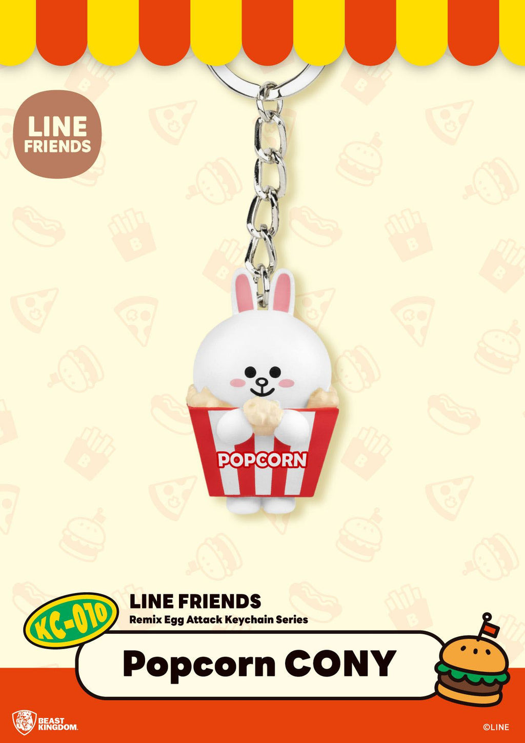 Přívěsek na klíče Mini Egg Attack – Line Friends 
