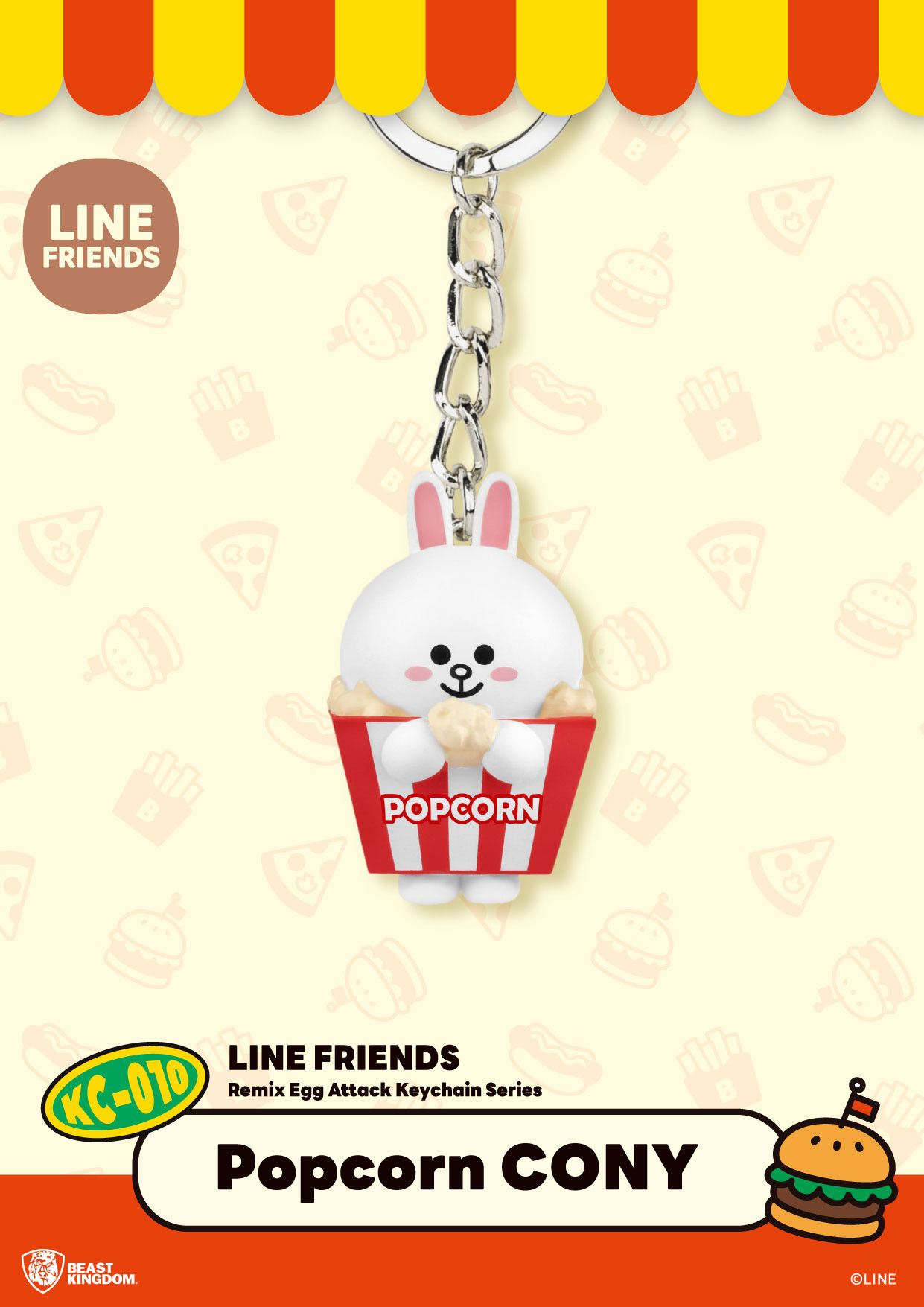 Přívěsek na klíče Mini Egg Attack – Line Friends 