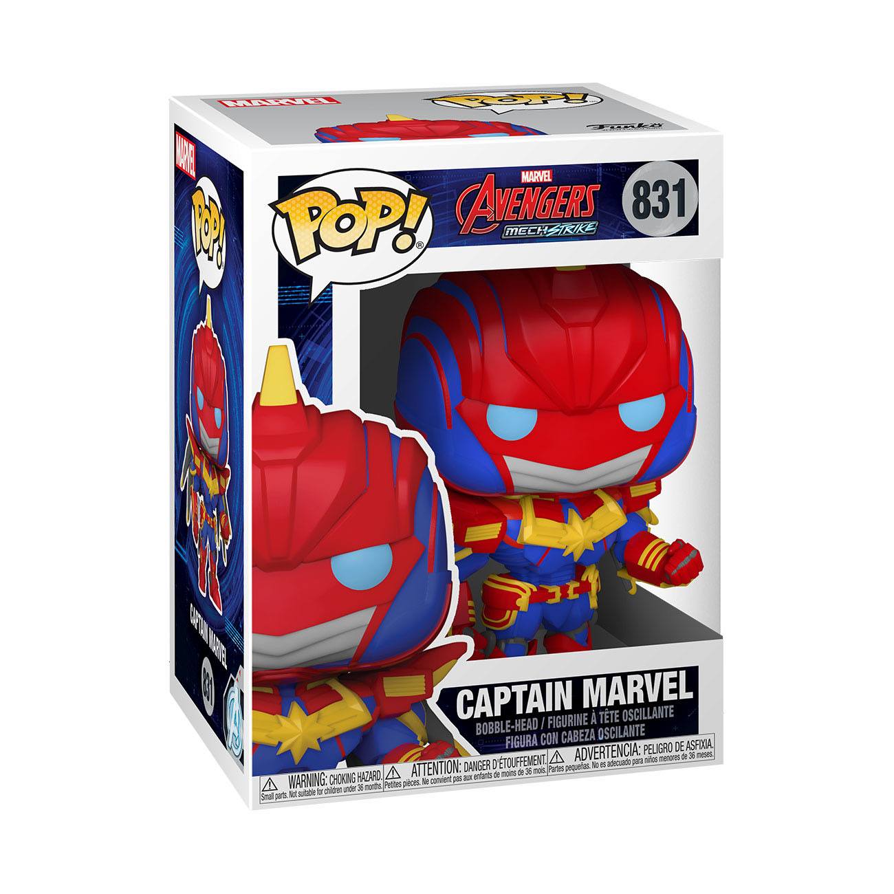 captain marvel mech strike