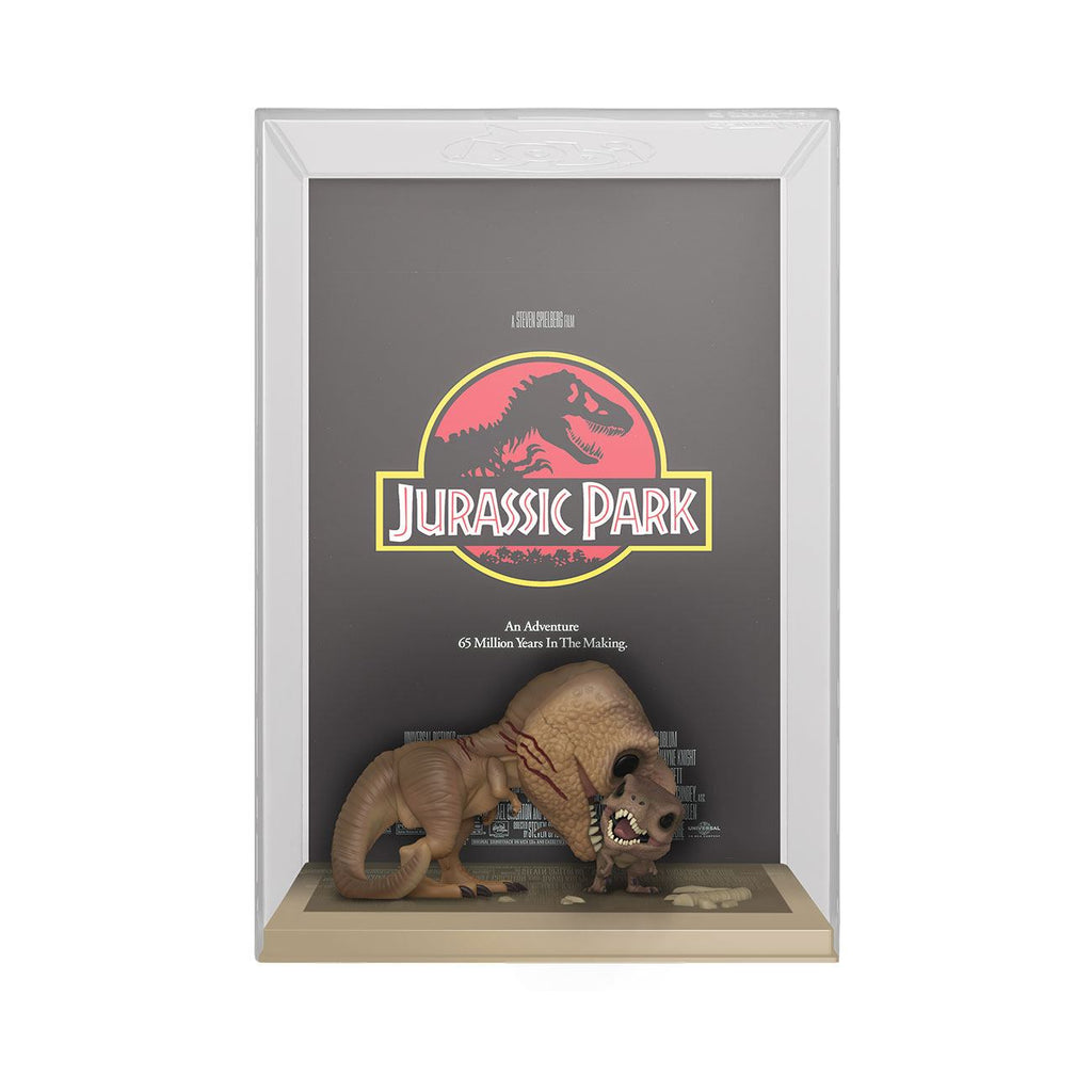 pop movie poster jurassic park tyrannosaure rex velociraptor 03
