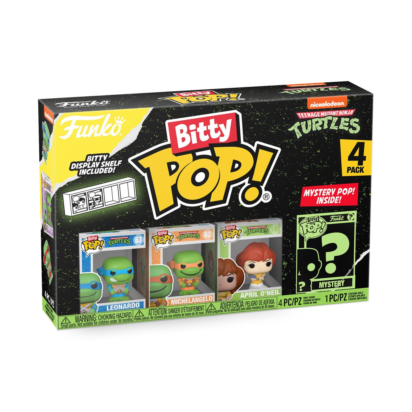 Bitty Pop! Tortues Ninja 4-Pack Series 1