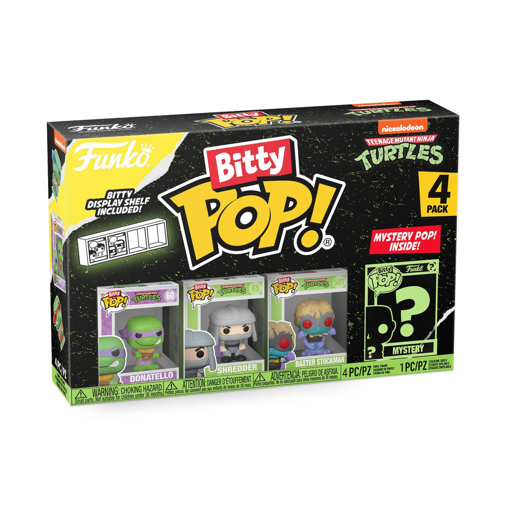 bitty pop teenage mutant ninja turtles 4 pack series 2