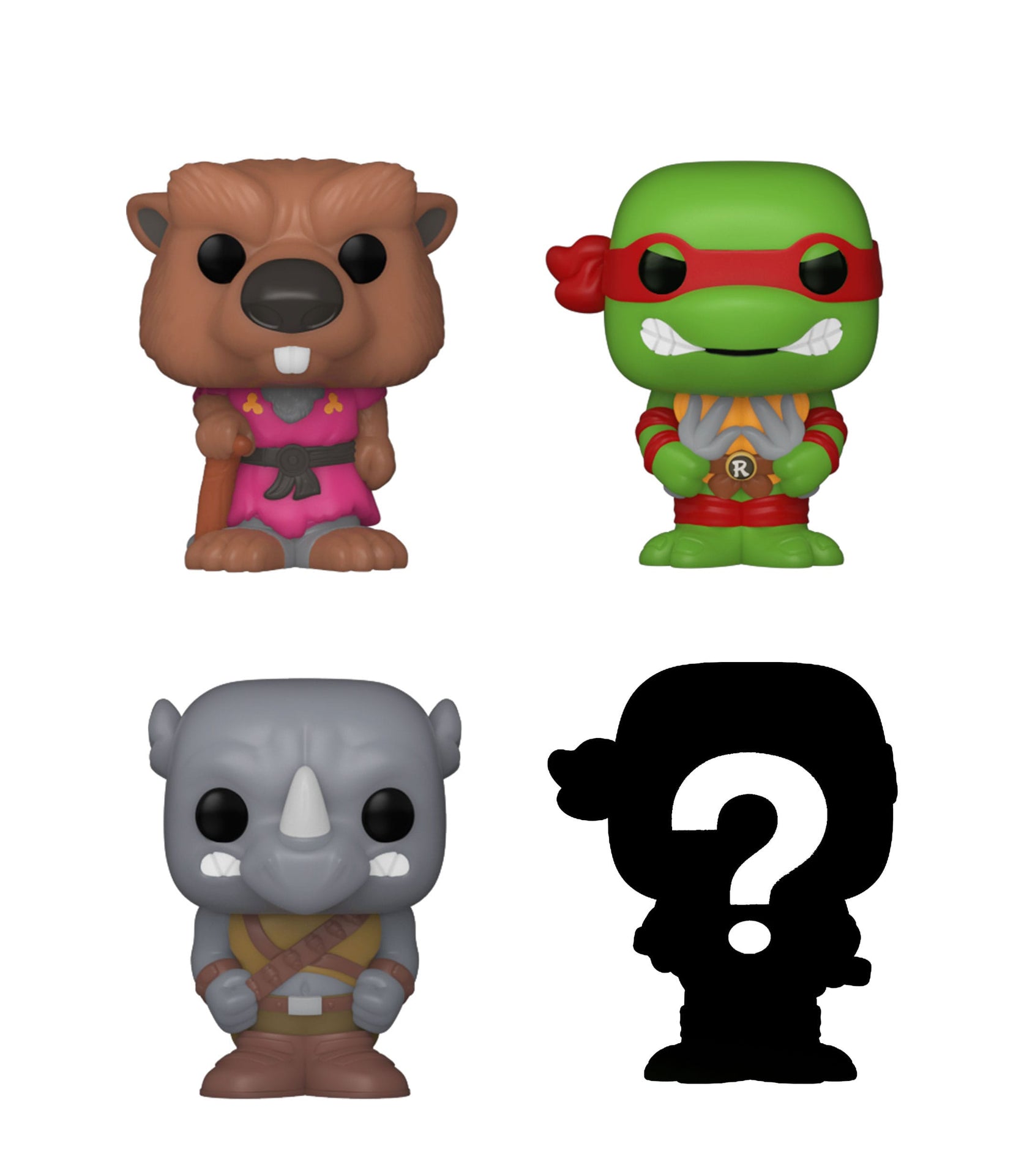 bitty pop teenage mutant ninja turtles 4 pack series 3