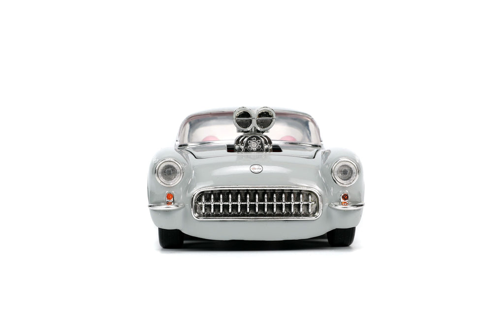 looney tunes 1967 chevy corvette 1 24 jada toys
