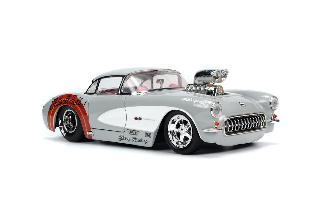 looney tunes 1967 chevy corvette 1 24 jada toys