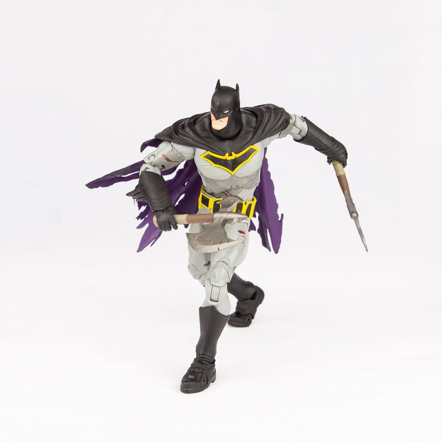 Batman con danni da battaglia (Cavalieri Oscuri: Metallo)