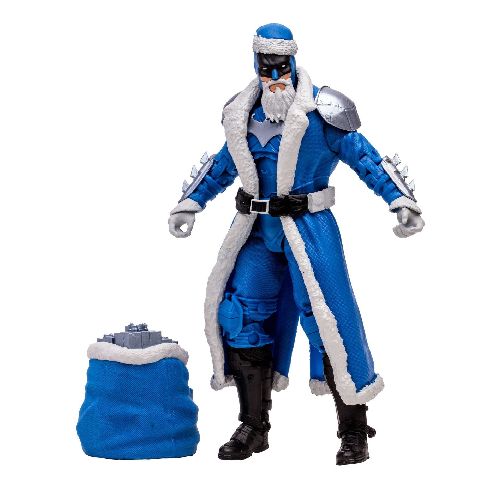 batman santa blue gold label mcfarlane toys