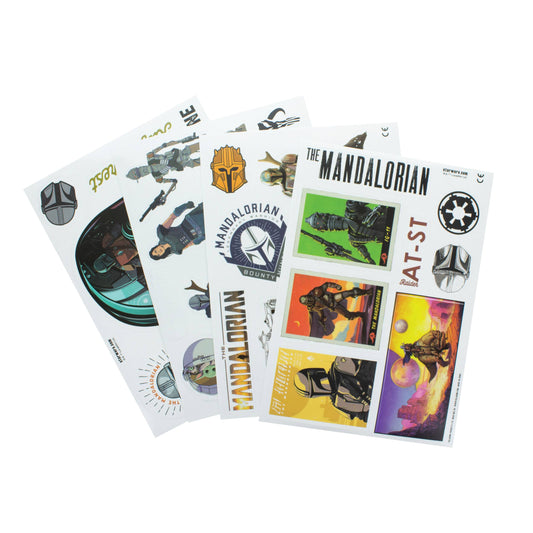 Stickers Star Wars Paladone The Mandalorian Star Wars The Mandalorian set autocollants vinyle The Mandalorian