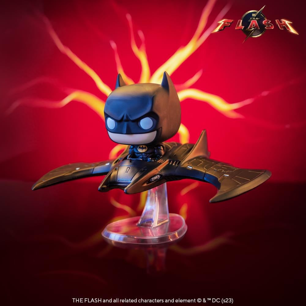 the flash pop rides super deluxe batman in batwing 121