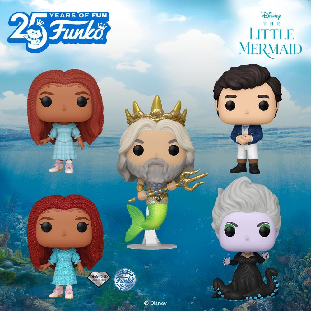pop ariel in blue dress diamond 1362