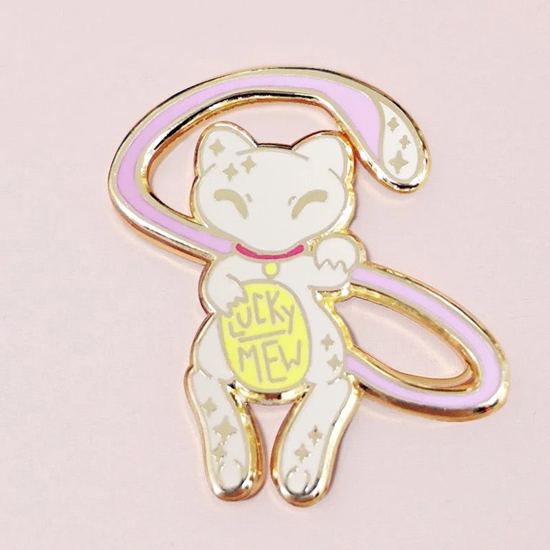 pins-chat-chanceux-lucky-mew-lcc