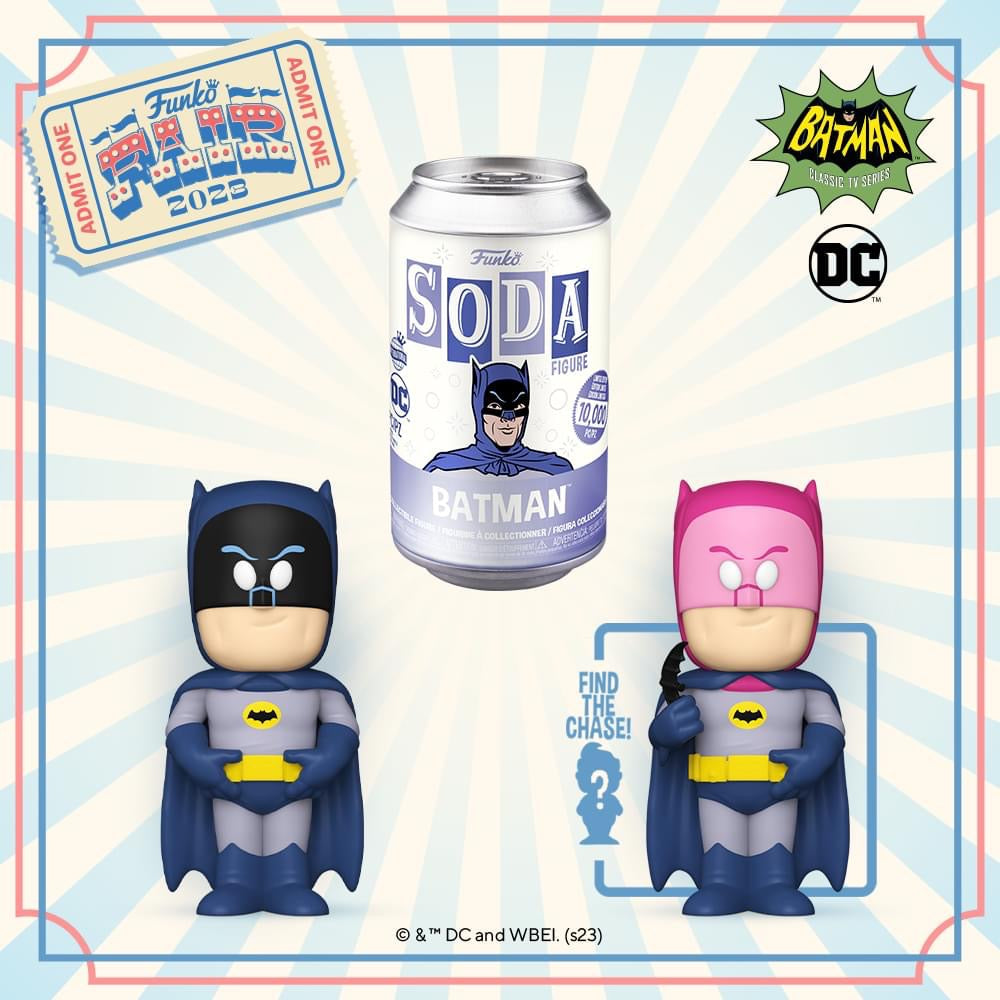 batman vinyl soda