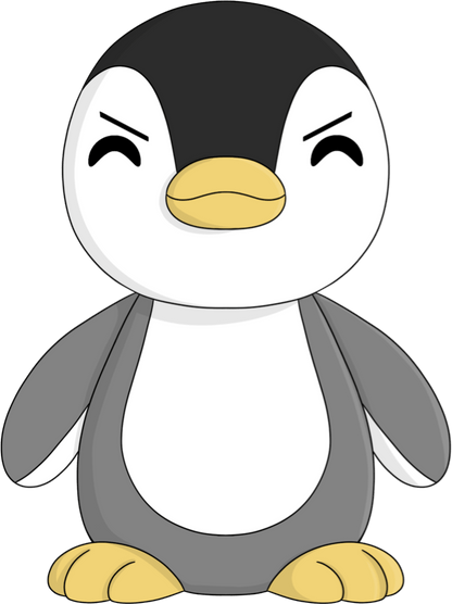 Pinguin-Plüschtier Kevin (30 cm)