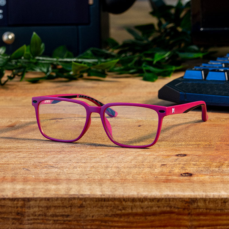 Lunettes Gaming Enfant Anti-Lumière Bleue Numskull - Rose