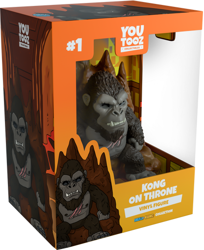 Kong auf dem Thron