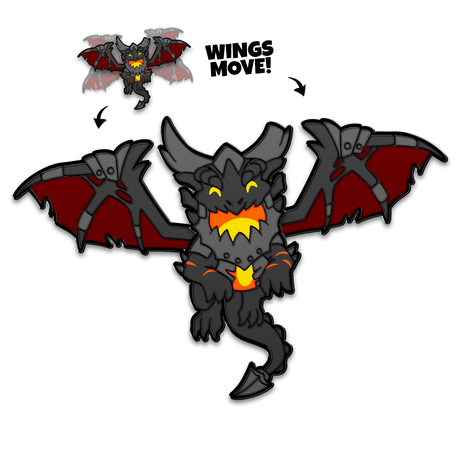 Deathwing Pin