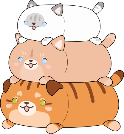 Sunkitten Cats Plush (9in)