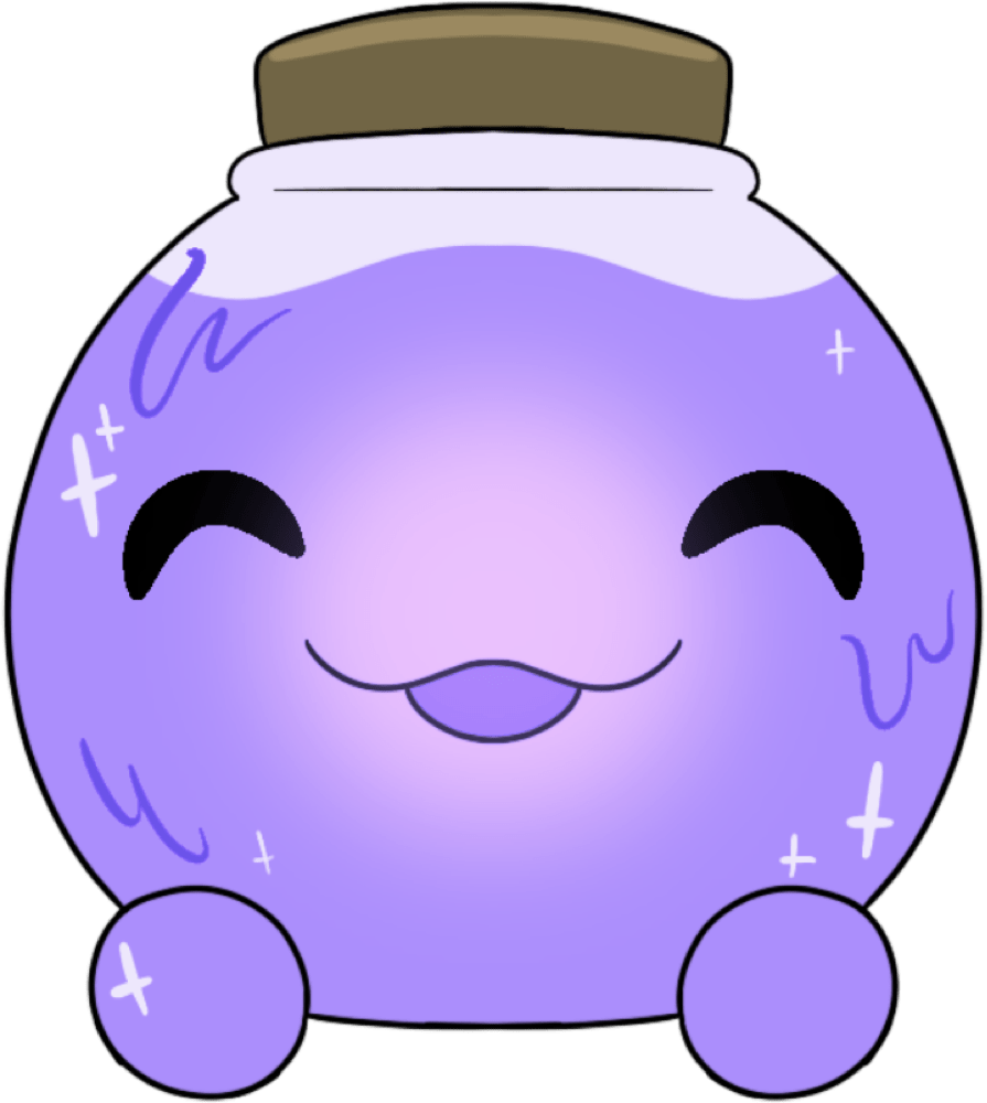 Potion Slimecicle Stickie (6in)